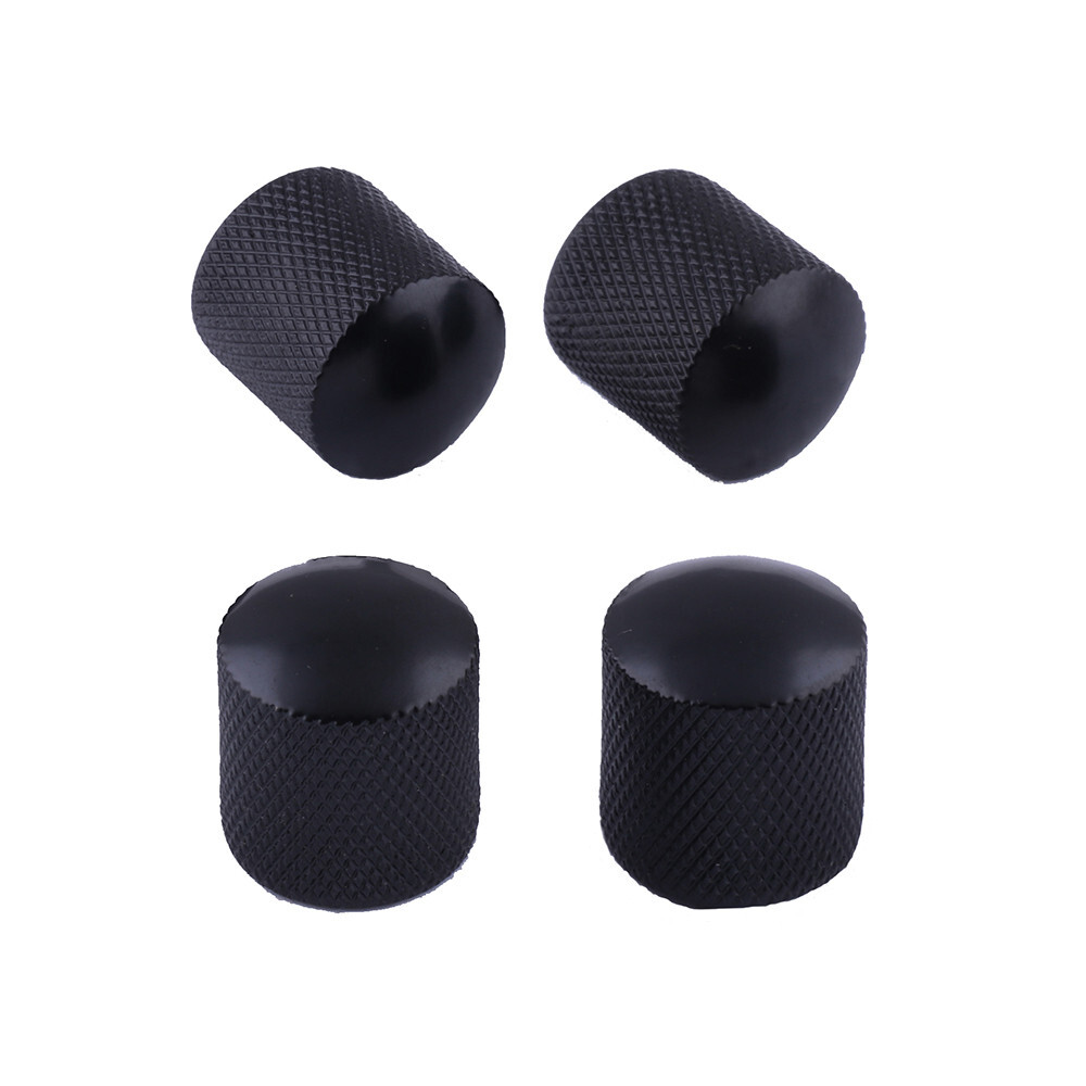 Guitar Speed Control Knobs Volume Tone Knobs for Fender Tele or Bass 4pcs Black
