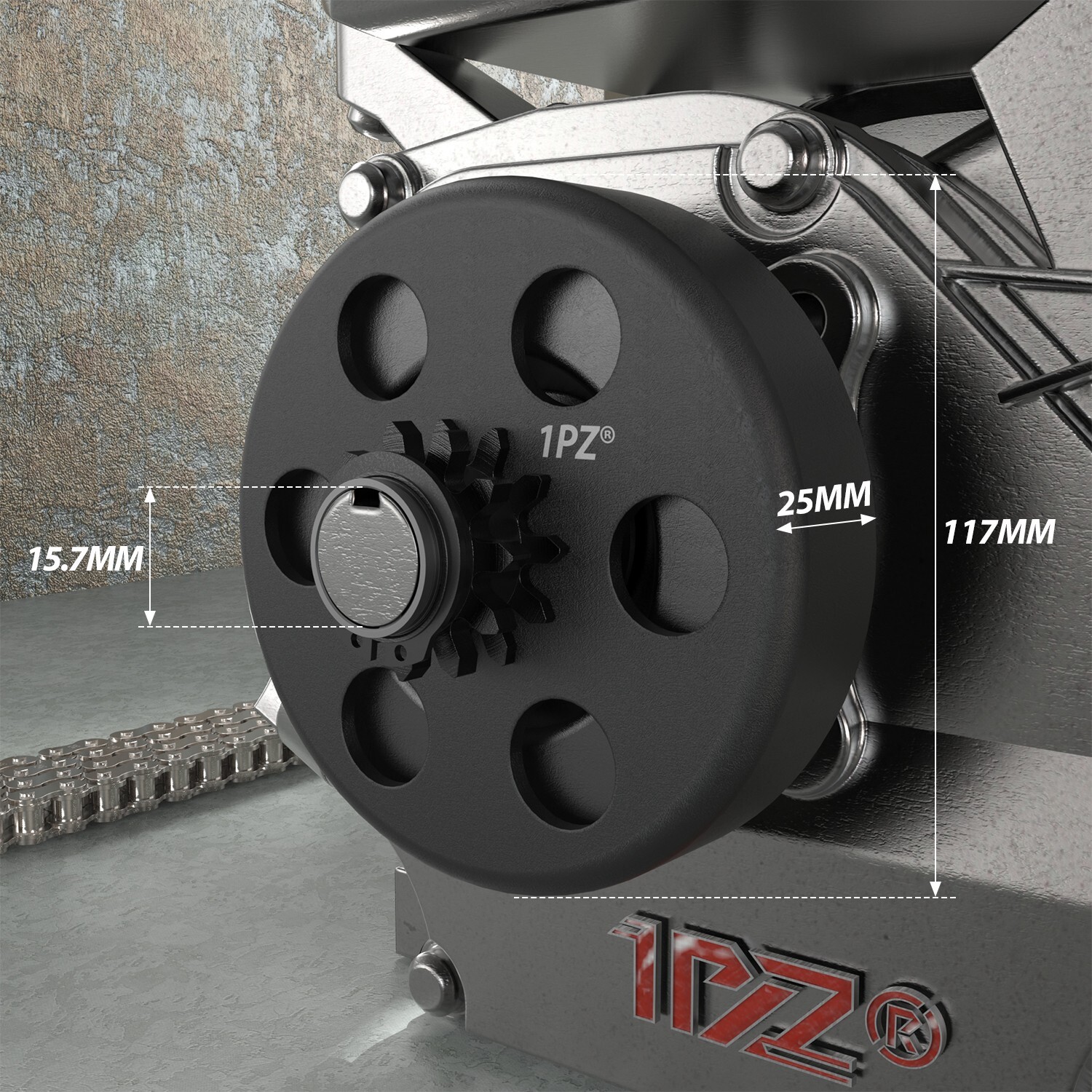 Arctic Cat 11 Tooth Clutch 5/8" Bore 11T Kitty Cat Snowmobile OEM #0302-086