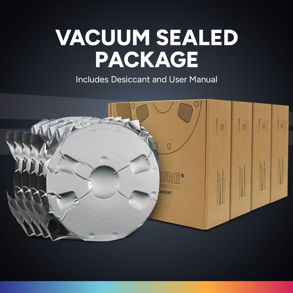 PETG Filament Bundle, 4 Pack, Dimensional Accuracy