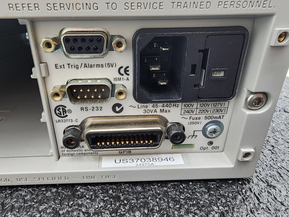 AGILENT 34970A Data Acquisition / Data Logger Switch Unit Passes Self Test