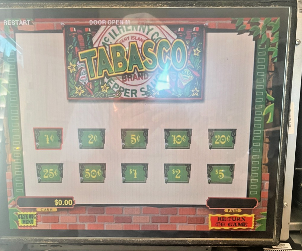 IGT I-game Tabasco Video Software