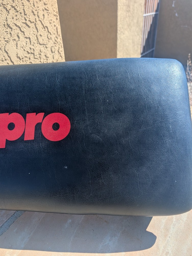 Total Gym Pro leather style sliding bench replacement good shape