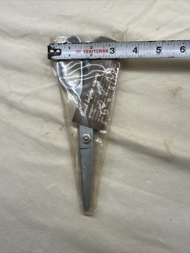 Gingher Knife Edge Chromium Shears 8"-With Sheath ~ SHARP!