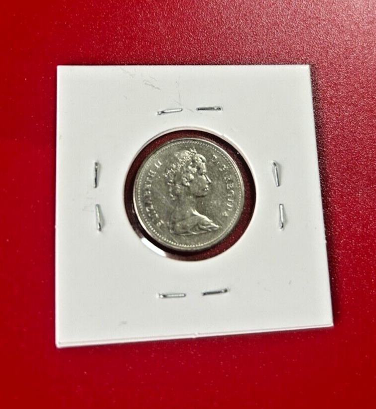 1981 CANADA 5 CENTS COIN - NICE WORLD COIN !!!