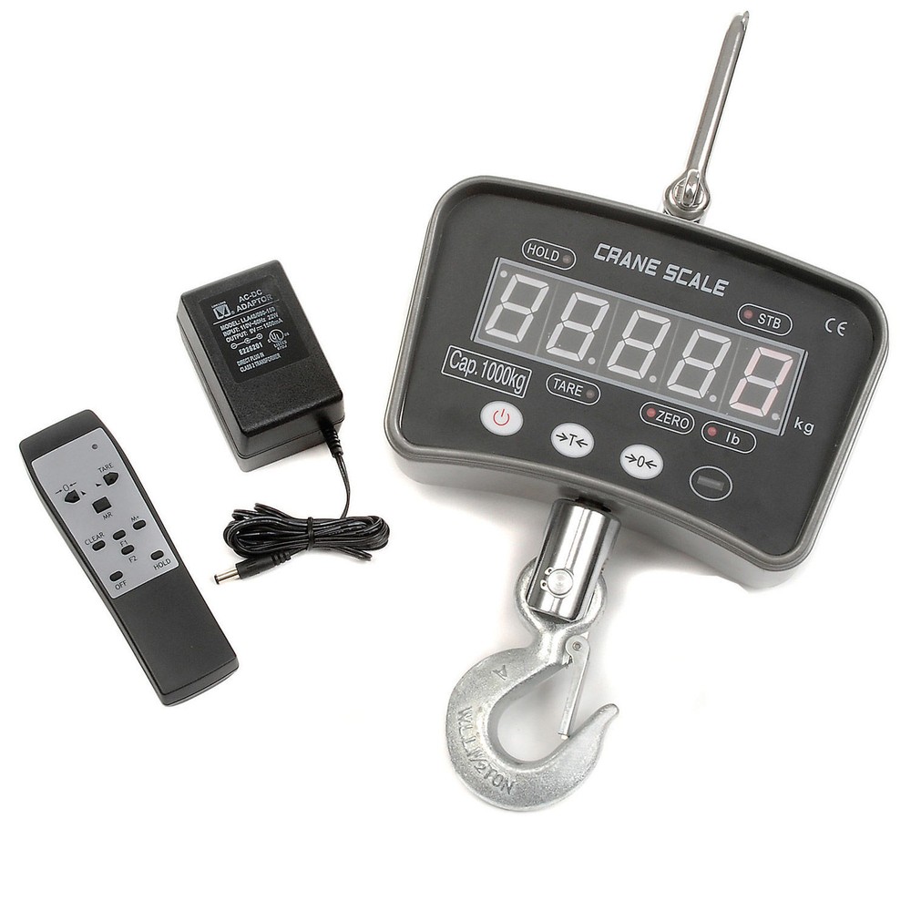 Digital Crane Scale With Remote 2000 Lbs. x 1 Lbs.
