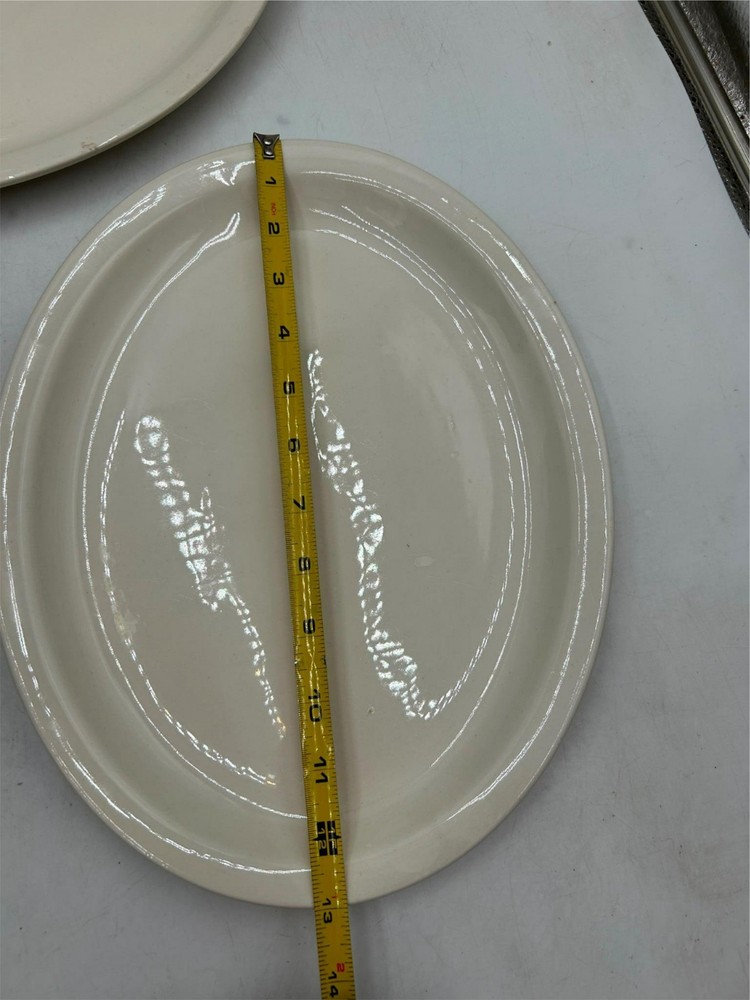 3) ULTIMA 13" OVAL PLATTERS
