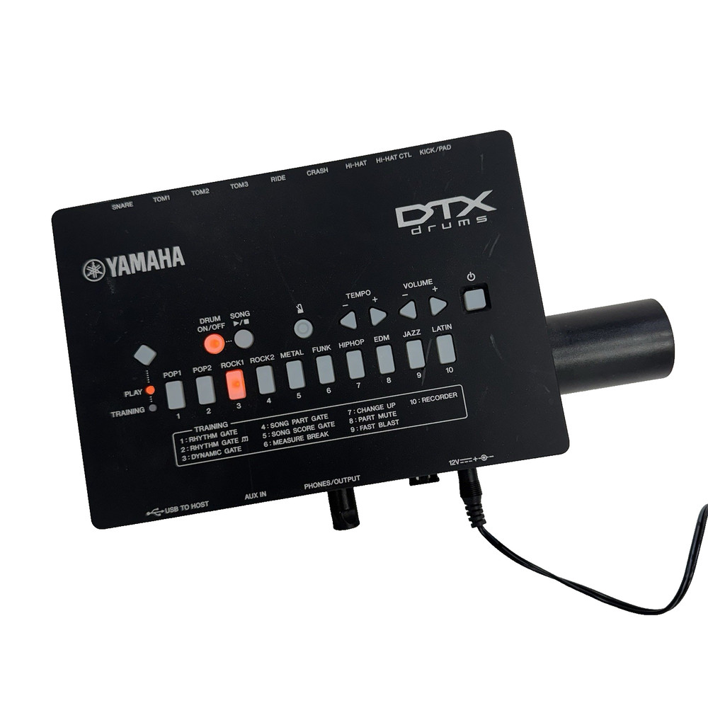 Yamaha DTX402K Drum Set Trigger Electronic Module Control Panel w/ Power Cable