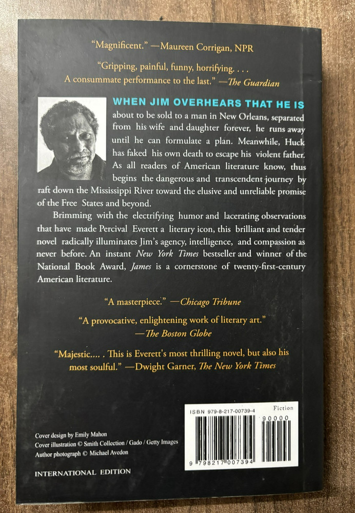 James by Percival Everett, Paperback