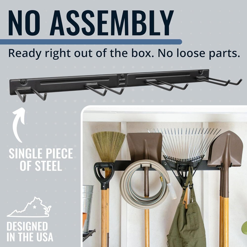Garage Tool Organizer Wall Mount, 250 lbs