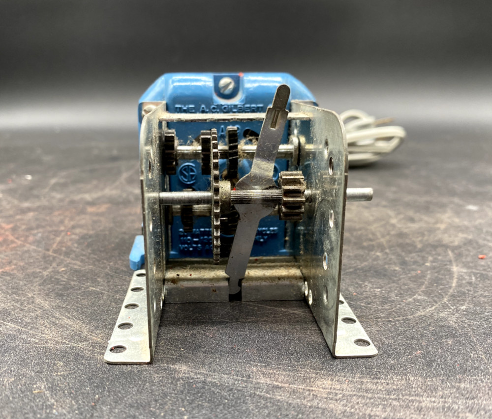 A.C. GILBERT ERECTOR PART 110-120 VOLT A-49 ELECTRIC ENGINE, WORKING!