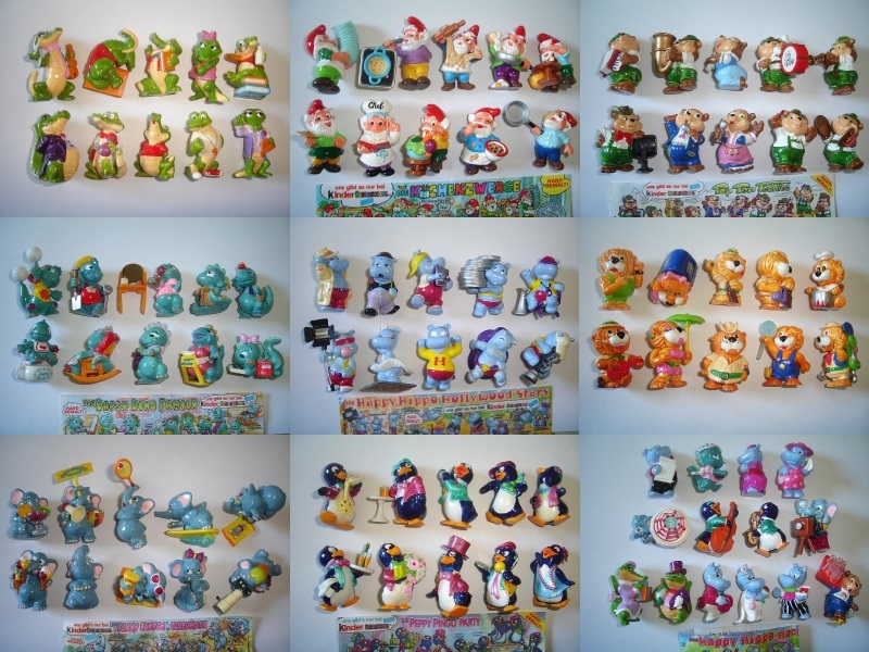 CHOOSE KINDER SURPRISE FIGURES COMPLETE SETS VINTAGE FIGURINES EGGS COLLECTIBLES