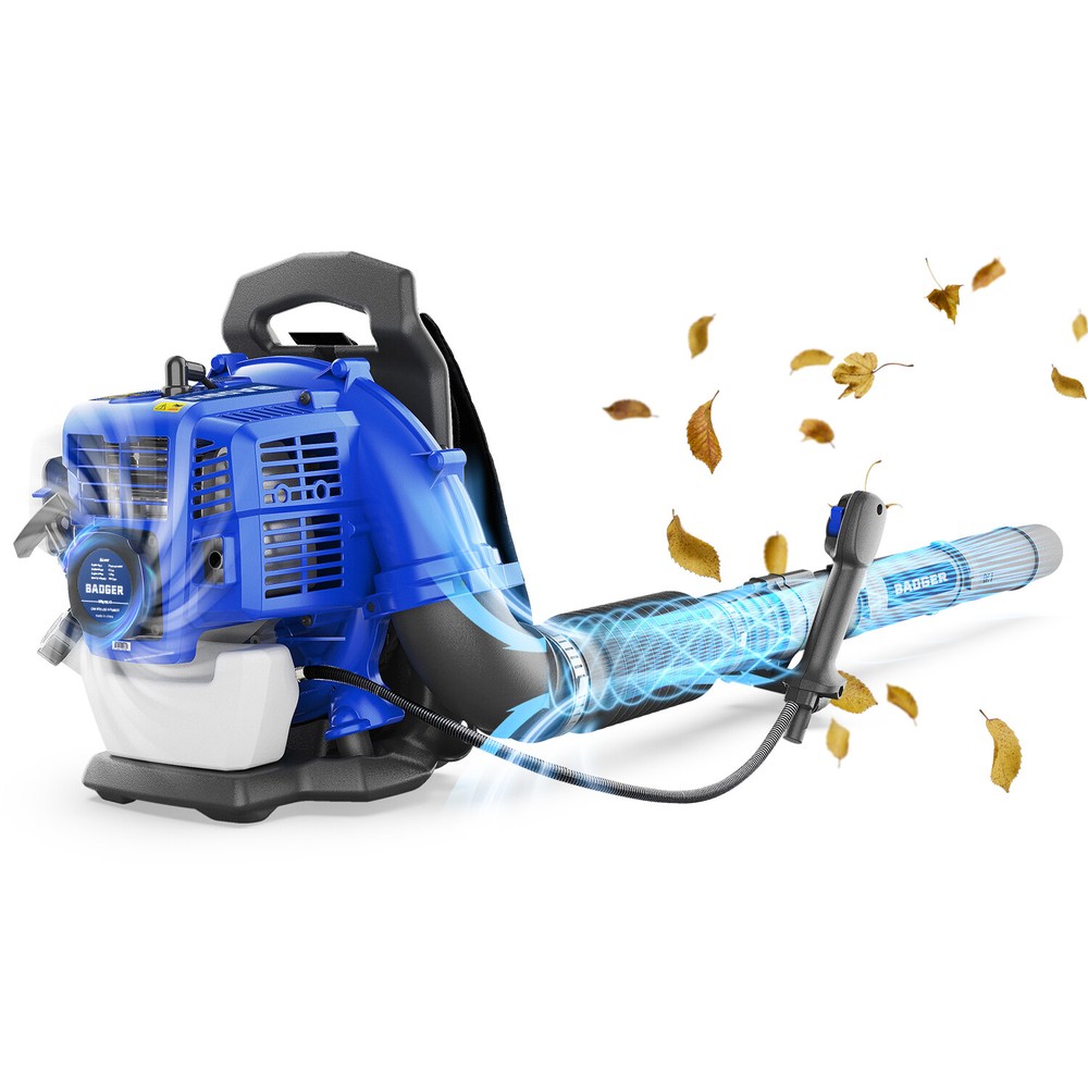 BADGER 2-Cycle Backpack Leaf Blower Gas Powered Lightweight