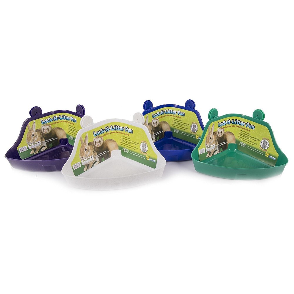Ware Manufacturing Plastic Pet Lock N Litter Pan and Cage Locks Regular Assorted