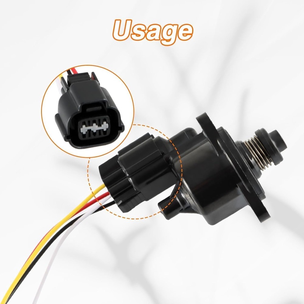Idle Air Control Sensor Valve Connector Plug with Harness Wiring Compatible with