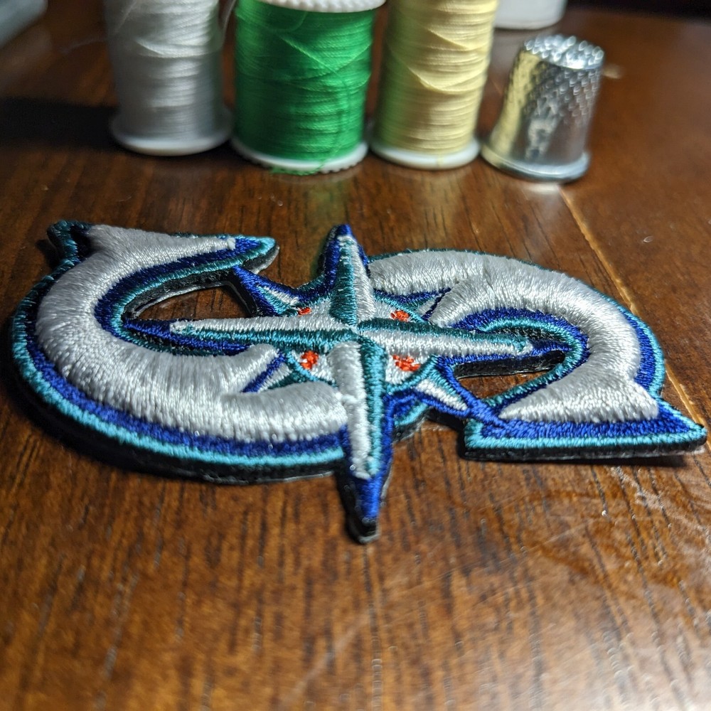 Seattle Mariners Patch 2.75x2" MLB Baseball 3D Puffer Patch Embroidered Iron On