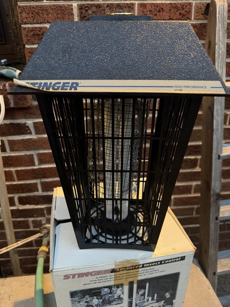 Stinger Bug Zapper Model UV 40 USA TESTED WORKING WITH BOX