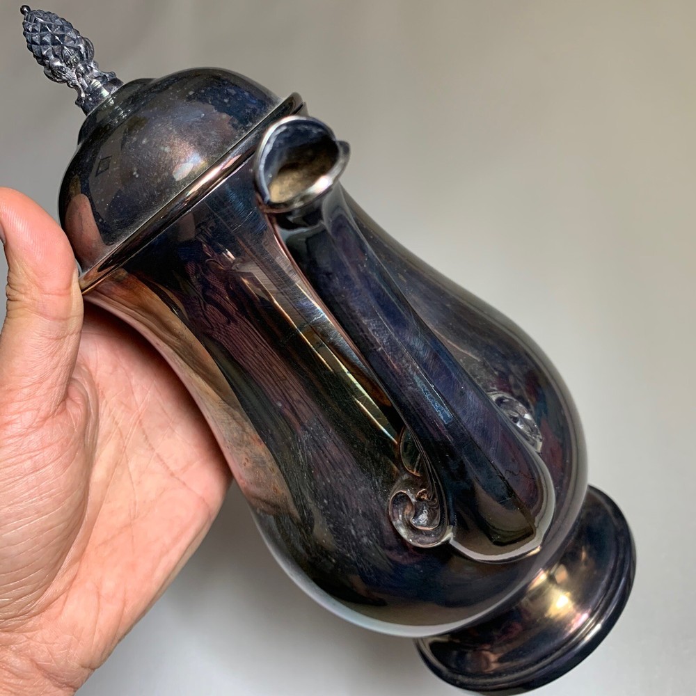 Newburyport Silverplate Teapot ~ Nice Patina!!!