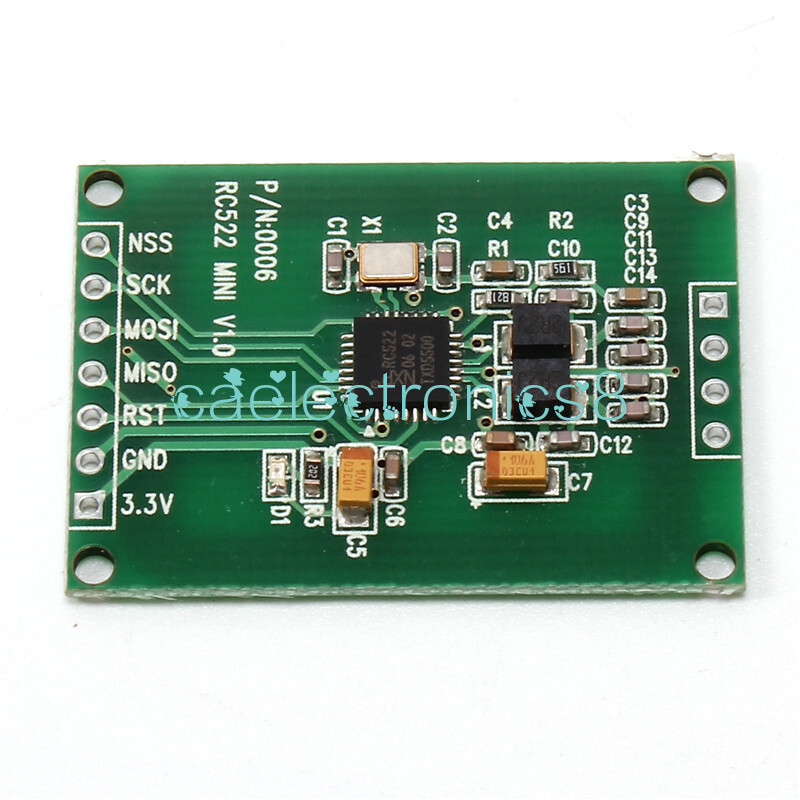 13.56MHz RC522 RFID Read Write Card Module I2C IC RFCard Inductive Module NEW