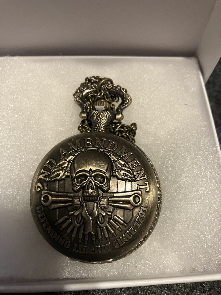 Second Amendment Pocket Watch/necklace