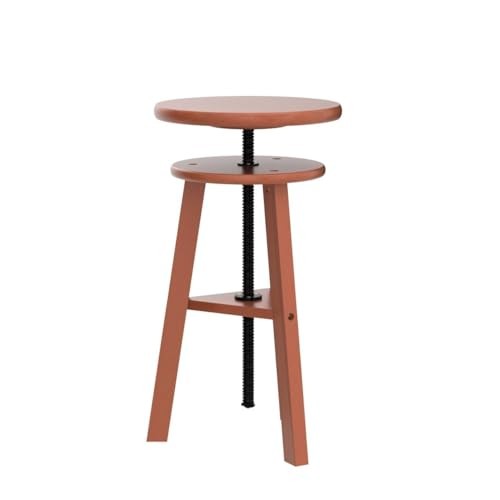 Adjustable Drafting Stool for Artists & Adults, 19"-26" Height Solid Walnut