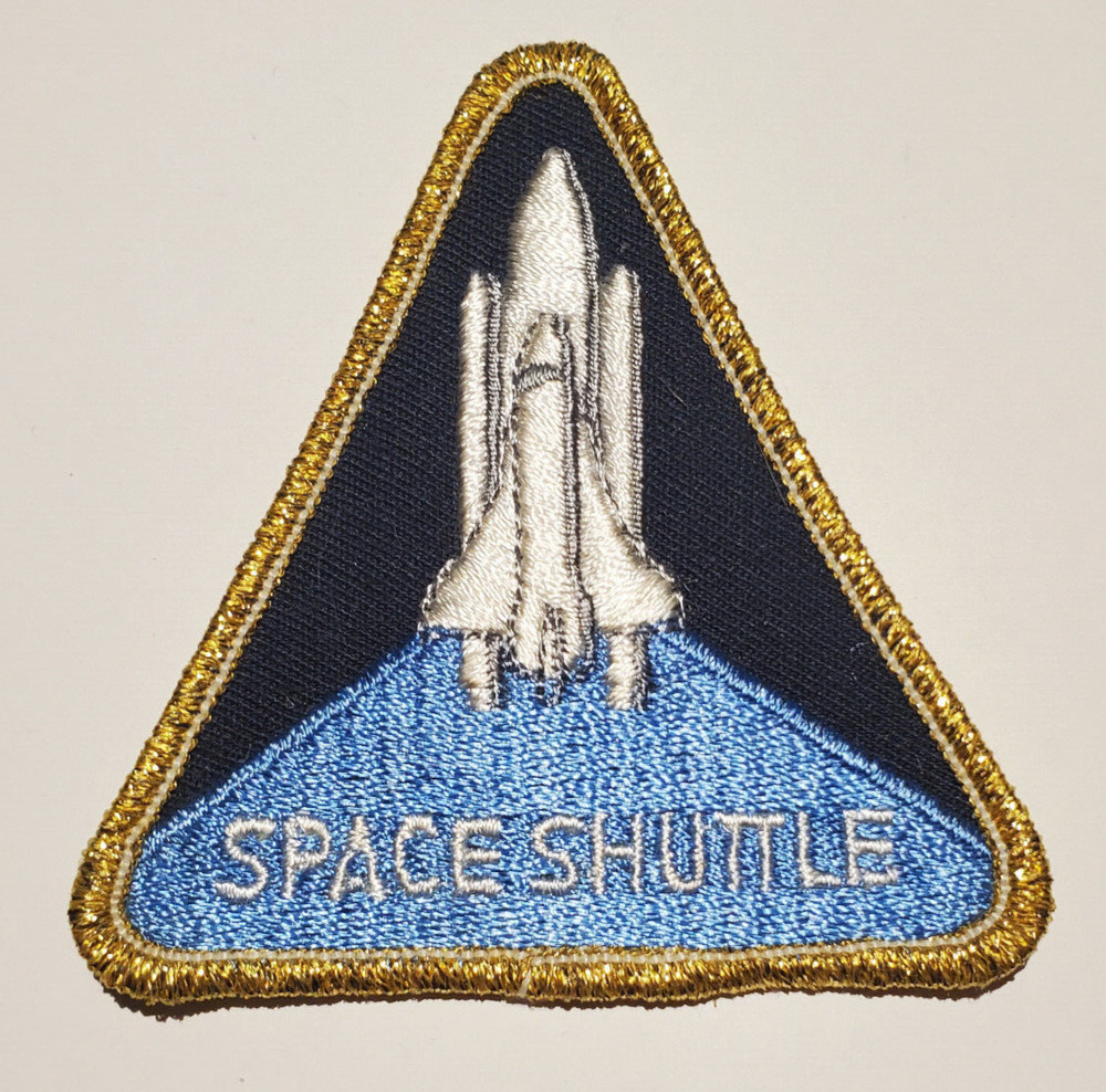 Space Shuttle Logo  3" Embroidered Patch- Mailed from USA