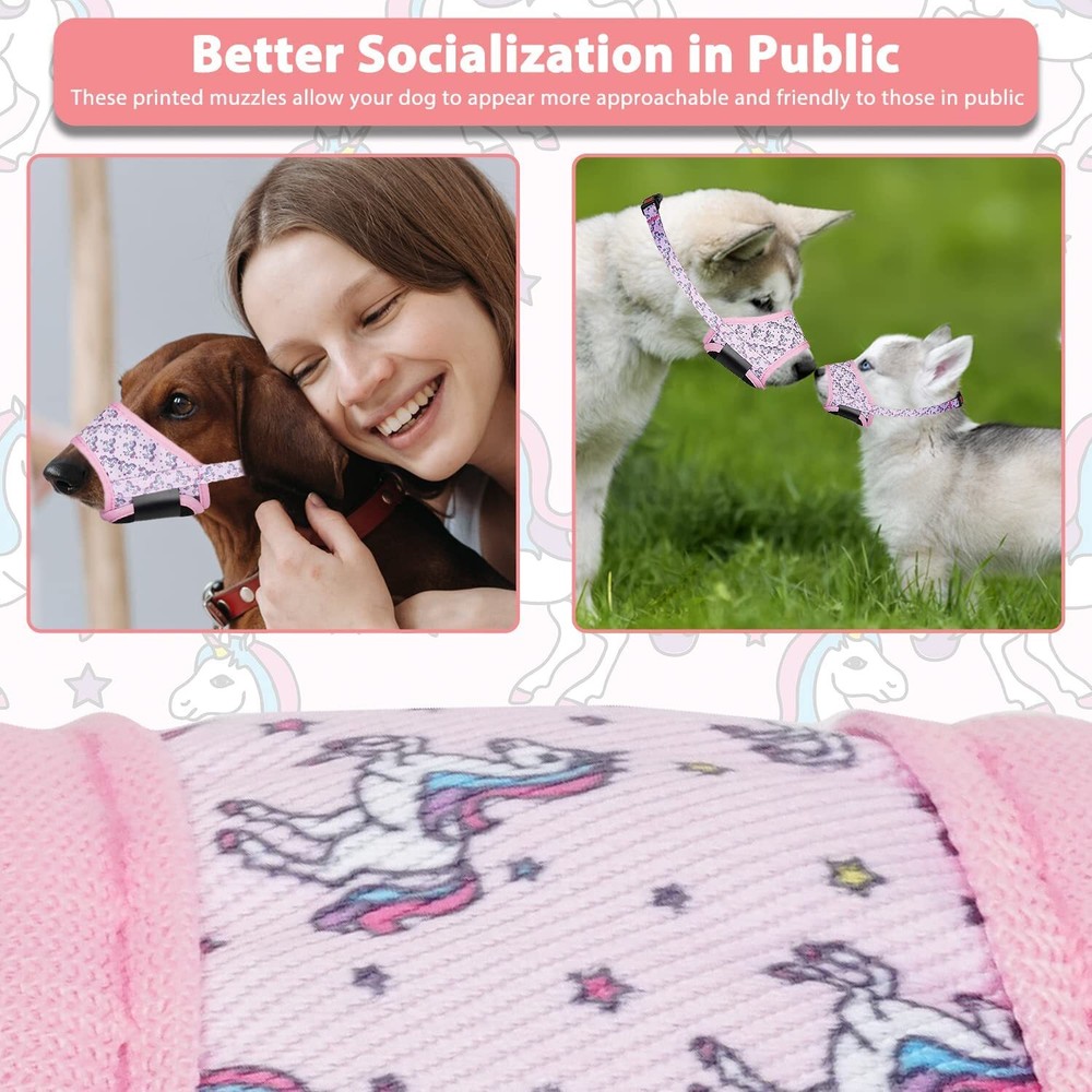 Dog Muzzle, Soft Dog Muzzles for Small Medium Large Dogs, Breathable Muzzles ...