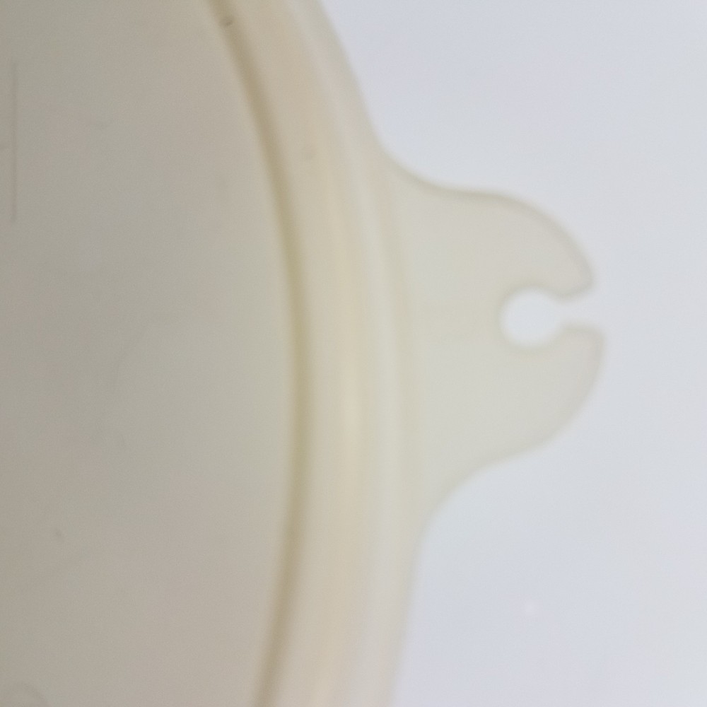 Tupperware Replacement Lid Round #238-17 5” Diameter "B” Tab Clear