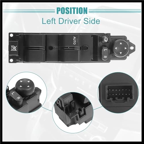Front Left Driver Side Power Window Switch Fit for Mazda 2 M2 2007-2013