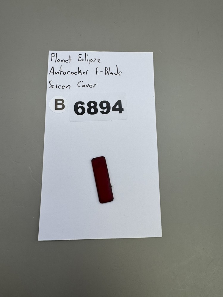 Planet Eclipse Autococker E-Blade Screen Cover Red