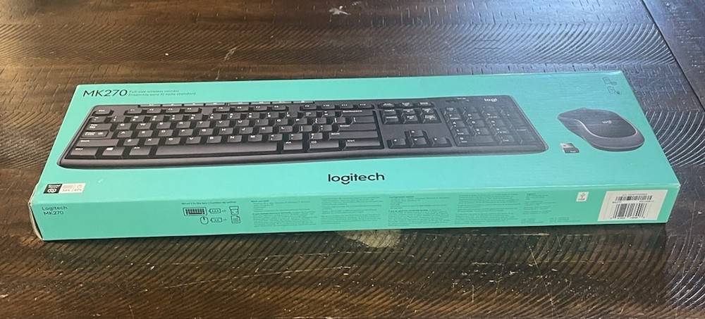 Logitech MK270 Wireless Keyboard & Mouse Combo for Windows / ChromeOS - Black