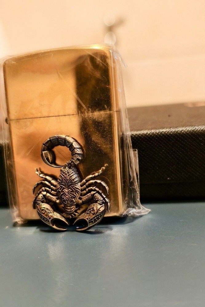 Brass Mr Krabs Lighter Patch DIY Decoration Accessory Without Lighter