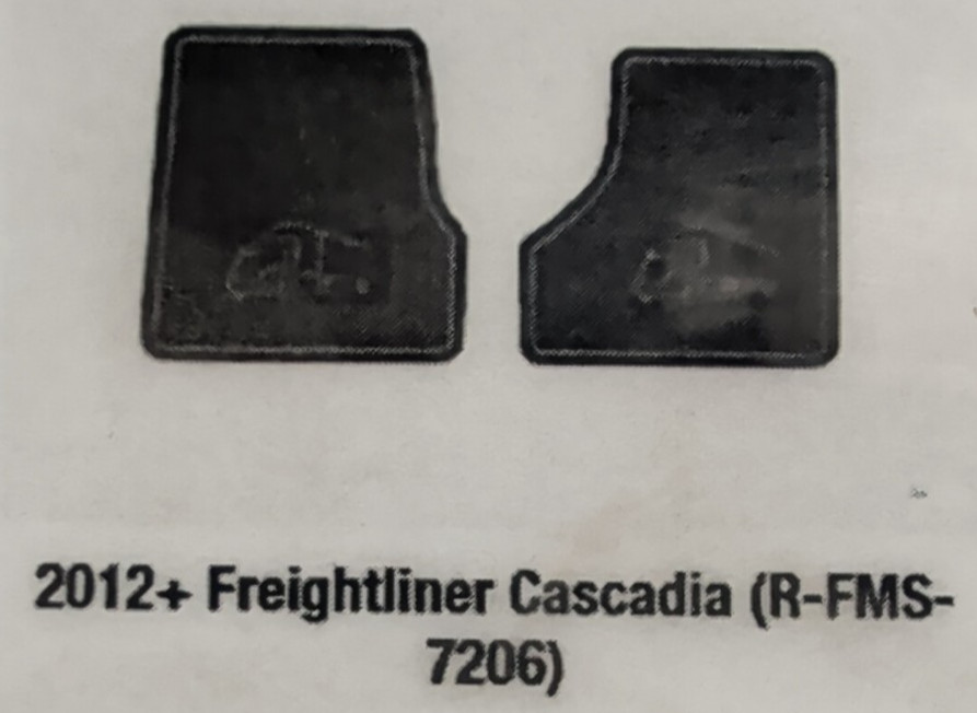 FMS-7206 FLOORMAT SET FREIGHTLINER CASCADIA 2012-2017