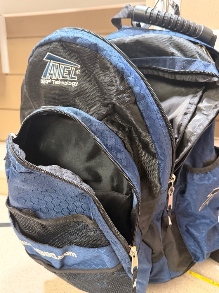 Tanel 360 Bat Pack Baseball/Softball Backpack Bag - Navy Good Condition