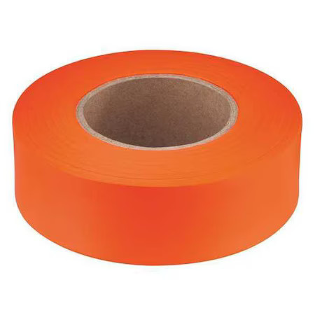 200 Ft. X 1" Orange Flagging Tape, 77-002