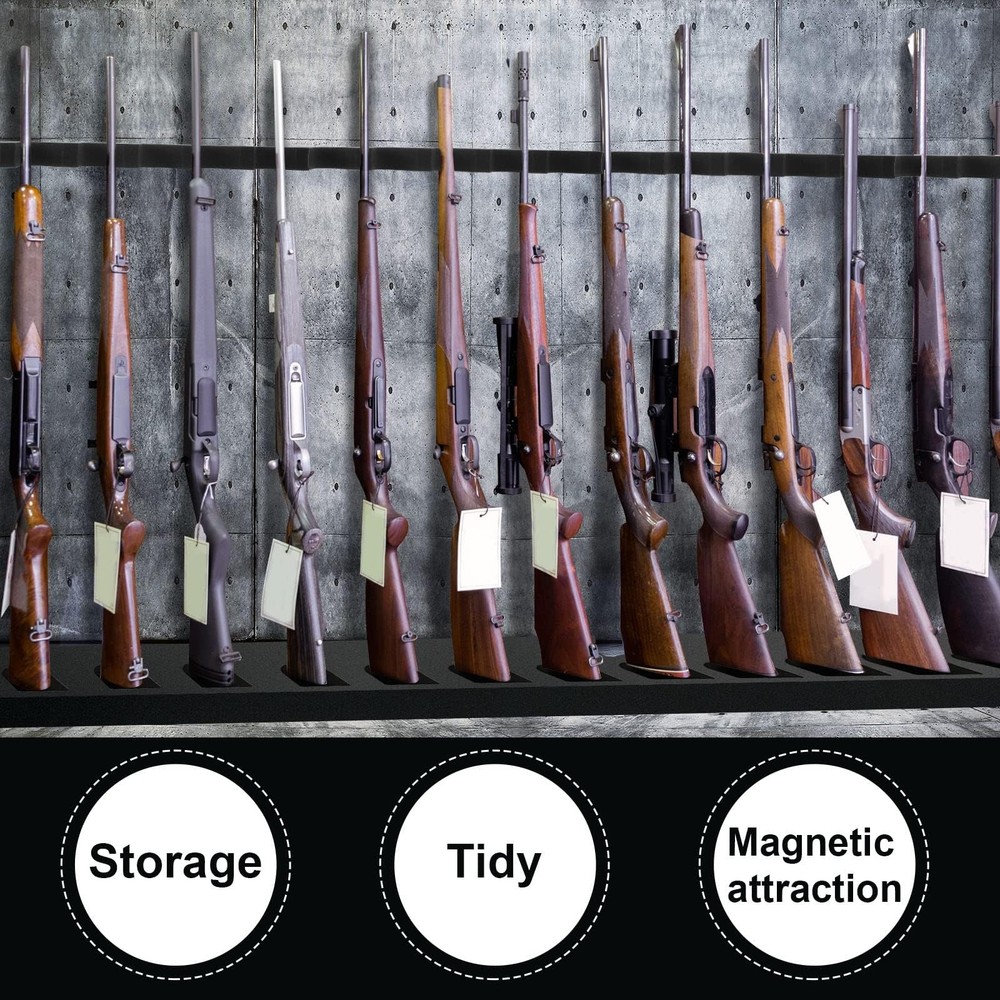 Geelin 2 Set Foam Gun Rack Safe Accessory Universal brown