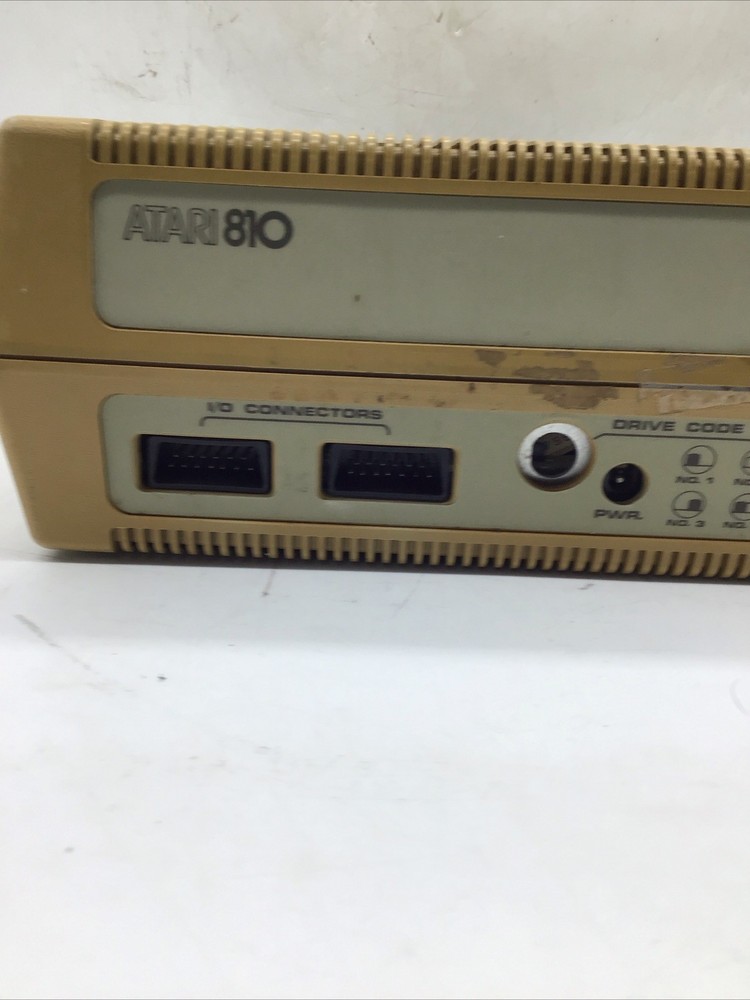 Vintage ATARI 810 Floppy Disk Drive for Atari 8-bit Computer Untested/AS-IS