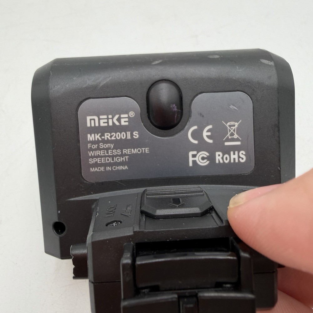 Meike MK-R200 Wireless RF Macro TTL Flash Remote Speedlight Sony Black