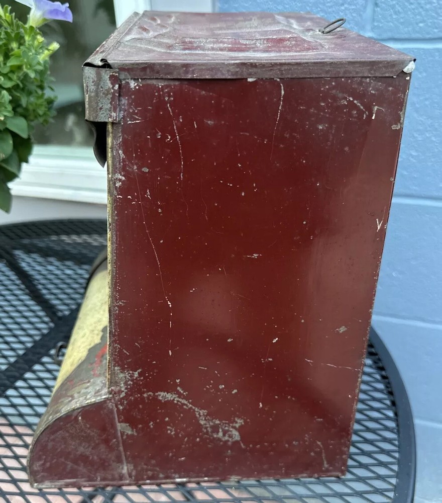 Antique Tin Toleware Store Display Spice Container Austria
