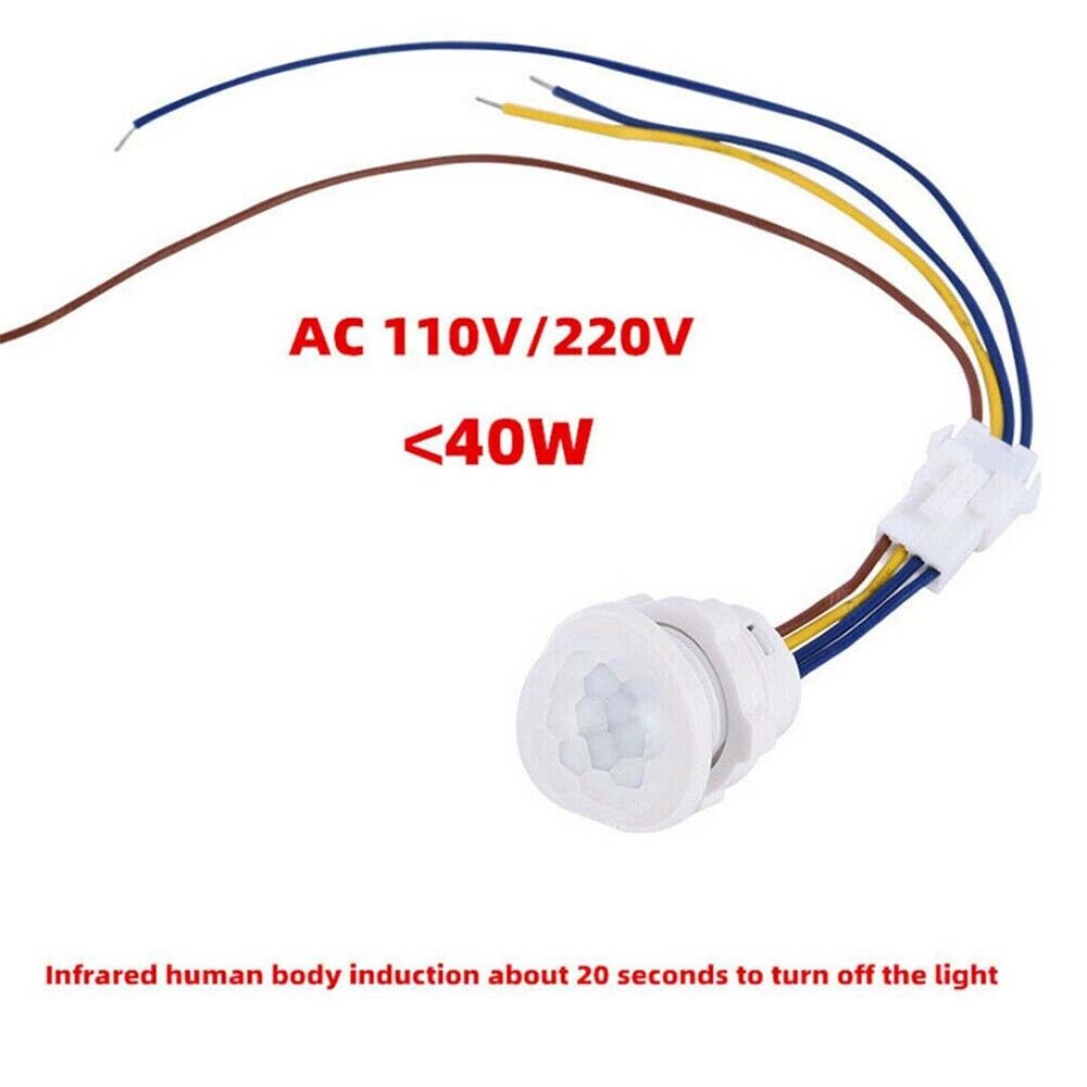 5X PIR Infrared Motion Sensor Detector 110V Smart Switch Light Lamp Switch Auto