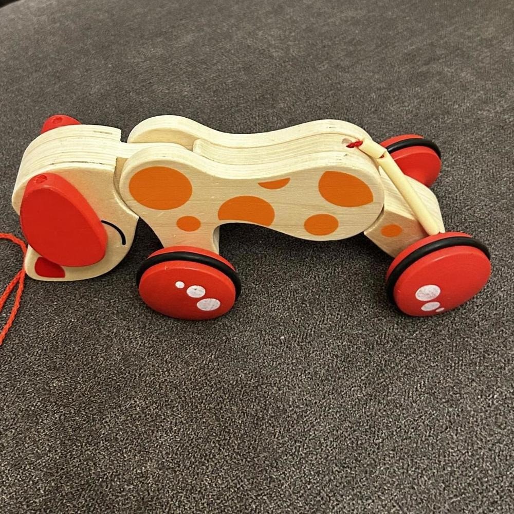 Hape Wooden Pepe Pull Along Dog
