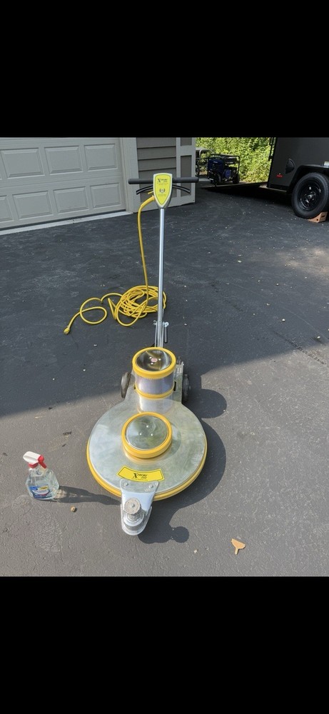Concrete burnisher 2000 RPM