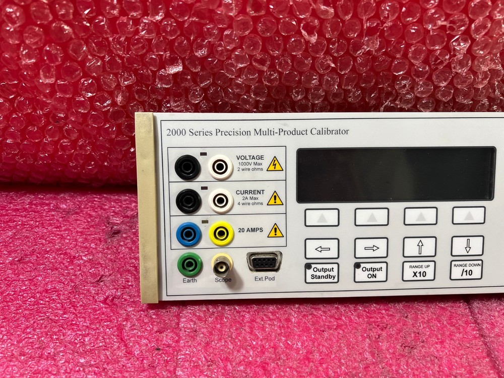 TRANSMILLE Model 2040 2000 Series Precision Multi-Product Calibrator Panel only