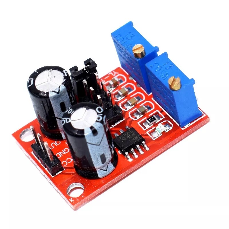 4Pcs NE555 Duty Cycle Pulse Frequency Adjustable Square Wave Generator Module