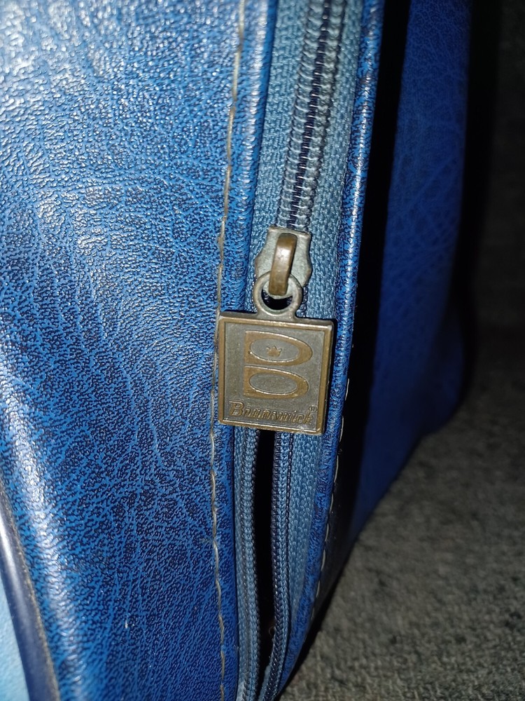 VINTAGE BRUNSWICK BOWLING BAG BLUE