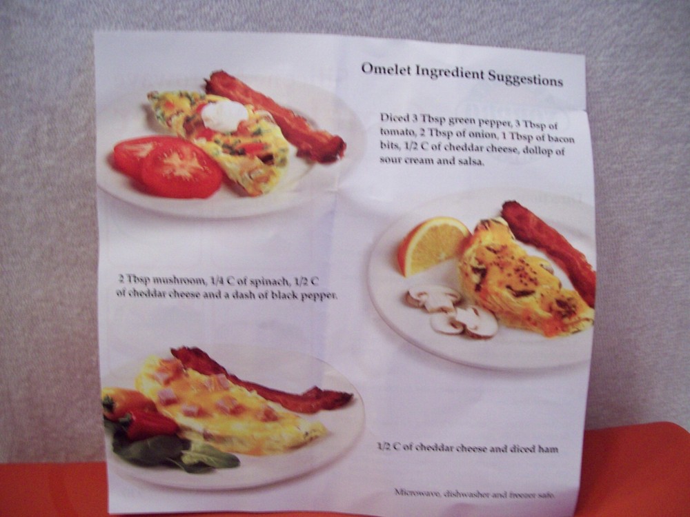 Norpro Silocone Microwave Omlet Maker