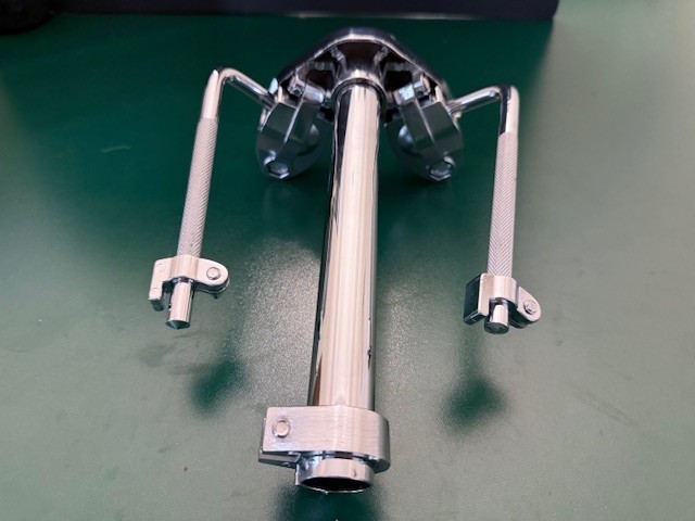 Double Tom Holder Drum Holder Mount Professional Double Tom Arm Clamp