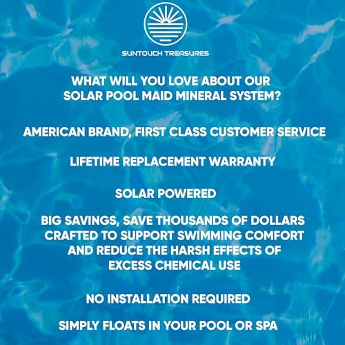 Solar Pool Maid Mineral System – Solar-Powered Floating HIGH CAPACITY SYSTEM