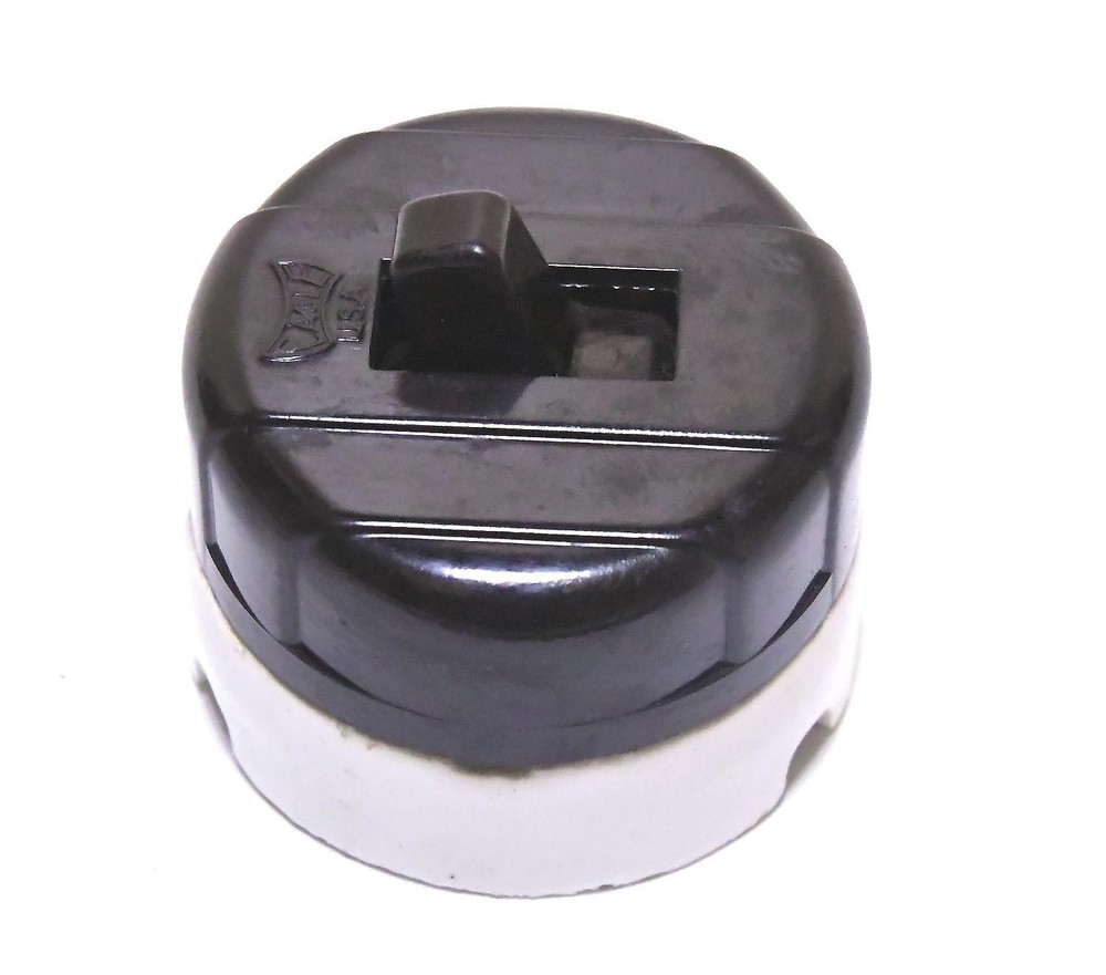 VINTAGE EAGLE ON / OFF ELECTRICAL TOGGLE SWITCH