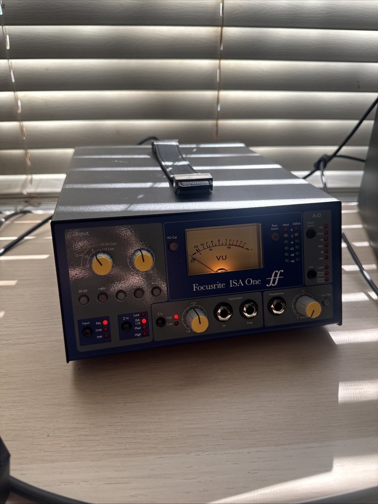 Focusrite ISA One Analog Microphone Preamp with Power Supply