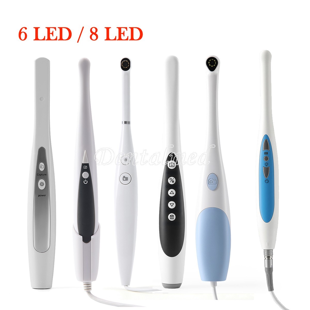 AZDENT Dental HD USB Intraoral Camera Imaging Intra Oral Endoscope 8/6 LED